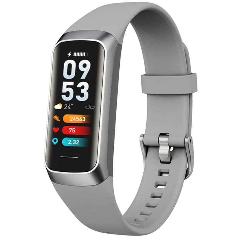 C60 Smartwatch with 1.1" Display, Heart Rate, BP & Temperature Monitor